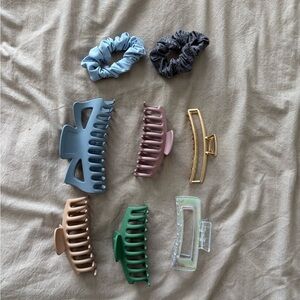 lululemon athletica Hair Accessories Set - Blue, Gray, Gold, Green, Brown